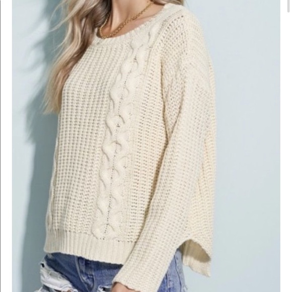 Miss Ivory Knit Sweater - Picture 3 of 4